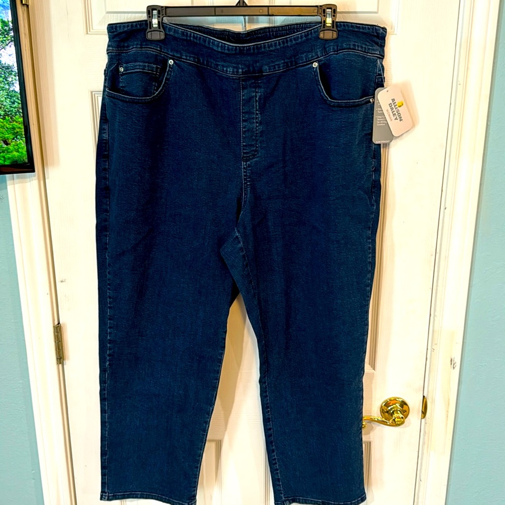 NWT Allison Daley jeans  blue 24WS-& one pair 24WR see picures measurements